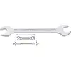 Image de Hazet 450N-21X22 450N Clé à fourche double Ouverture de clé (métrique) 21 - 22 mm