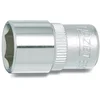 Image de Hazet 850-10 Douille carré creux 6,3 mm/profil traction à 6 pans extérieurs Taille 10 longueur 25 mm