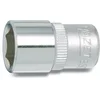 Image de Hazet 850-4 Douille carré creux 6,3 mm/profil traction à 6 pans extérieurs Taille 4 longueur 25 mm