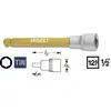 Image de Douille-embout 6 pans intérieurs 10 mm Longueur: 140 mm Hazet 986KK-10 Propulseur: 1/2 (12.5 mm) 1 pc(s)