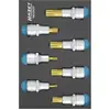 Image de Jeu de douilles-embouts 7 pièces Hazet 163-243/7 Propulseur: 1/2 (12.5 mm) Sortie: denture multiple (XZN) 1 set