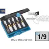 Image de Jeu de douilles 6 pans intérieurs 9 pièces Hazet 986/9N Propulseur: 1/2 (12.5 mm) 1 pc(s)