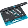 Image de HAZET Jeu de clés mixtes à cliquet 606N/6 I 6 pièces I En coffret plastique avec système Safety Insert, ouverture de clé : 8-19 I Jeu complet'.