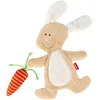 Image de Doudou Hochet Lapin, 18 cm