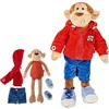 Image de sigikid, Fille et Garçon, Peluche d'Activités Singe, Rouge/Bleu foncé, 40989, 43 cm x 14 cm x 13 cm