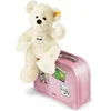 Image de Steiff - 111563 - Peluche - Ours Teddy dans Sa Valise, 28 cm, Blanc