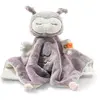 Image de Steiff Ollie Doudou Chouette Rose et crème 26 cm Doudou pour bébé Doux et Lavable