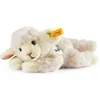 Image de Steiff - 280030 - Agneau en peluche Linda - couché, Whisper White, 22 cm