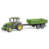 Image de bruder 02108 - John Deere 5115 M avec remorque à ridelles - 1:16 Jouet, Ferme, Agriculture, Tracteur, Tracteur, Bulldog, Véhicule Remorque, Camion-benne