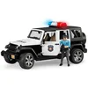 Image de Bruder Jeep Wrangler Unlimited Avec Sirène Et Police 02526