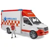 Image de Bruder Jeu De Construction Mb Sprinter Ambulance With Driver 02676