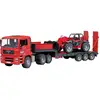 Image de bruder MAN Chargeur TGA avec chargeur télescopique Manitou modèle fini Modèle réduit dengin de chantier