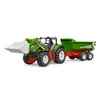 Image de Bruder Tracteur Roadmax Avec Chargeur Frontal Et Remorque