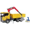 Image de bruder Scania Super camion de chantier 560R avec grue et 2 palettes modèle fini Modèle réduit de véhicule utilitaire