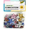 Image de Folia Bringmann Folia 1243   Strass étoiles, 350, Couleurs Assorties