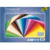 Image de folia 6725/50 99   Argile Papier, 130 g/m², 25 x 35 cm, 50 Feuilles, Assortis, Plusieurs Coloris