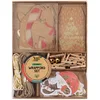 Image de folia 12120 - Wrapping Set Classic, 44 pièces pour créer de jolies étiquettes cadeaux pour Noël