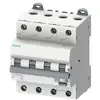 Image de Siemens 5SU13467FP16 Interrupteur différentiel/Disjoncteur de protection Taille du fusible = 3 4 pôles 16 A 0.03 A