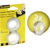 Image de Scotch Double Face Ruban Adhésif, 2 Rouleaux, 12 mm x 6,3 m