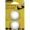 Image de Ruban adhésif double-face Scotch® 665 Scotch 136R2 transparent (L x l) 6.3 m x 12 mm acrylique 2 pc(s)