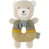 Image de Fehn Baby Anneau de préhension Ours - Doudou en coton issu de l'agriculture biologique - Jouet pour bébé avec hochet pour apprendre en s'amusant - pour bébés & jeunes enfants à partir de 0+ mois