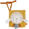 Image de Fehn livre tactile mouton NATUR - Livre pour poussette en tissu - avec couineur, papier bruissant, miroir et cordons de fixation - Livre en tissu pour bébés et enfants en bas âge dès la naissance