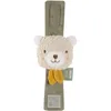 Image de Fehn Bracelet hochet Bébé NATUR Jouet Ours - Jouet de motricité Griffon pour hochet, toucher - en coton issu de l'agriculture biologique - Jouet pour bébés et jeunes enfants à partir de 0+ mois