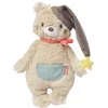 Image de Fehn Ours en peluche - Ours en peluche tout doux pour aider les nouveau-nés à s'endormir - à toucher, sentir et câliner - pour bébés et enfants en bas âge dès la naissance