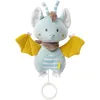 Image de Fehn 065022 Peluche Musicale Chauve-Souris à Remonter avec Mélodie Douce et Apaisante « Berceuse de Brahms » - Aide au Sommeil - Pour Bébés et Tout-Petits dès 0 Mois