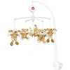 Image de Fehn Mobile musical Rainbow - Mobile à remonter avec mélodie musicale Bonne lune et figurines pour apaiser et occuper - Avec fixation au lit pour bébé de 0 à 5 mois