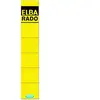 Image de Elba Lot de 10 étiquettes pour dos de classeur, courtes et étroites 100420942 Rückenschilder Rado, schmal und kurz, selbstklebend, 10 Stück jaune