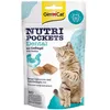 Image de GimCat Nutri Pockets Dental - Snack croustillant pour Chats, avec Une Farce crémeuse et des ingrédients Fonctionnels - 1 Sachet (1 à 60 g) (Lot de 3)