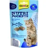 Image de Gimcat Nutri Pockets Poisson Thon - Friandise Croustillante pour Chats avec des Ingrédients Fonctionnels - 1 Sachet (1 X 60 G) (Lot de 3)