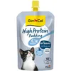 Image de GimCat Pudding à Haute teneur en protéines - Délicieuse collation Riche en protéines pour Les Deux - Fabriqué en Allemagne (1 x 100 g) (Lot de 2)