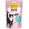 Image de GimCat Duo Soft Snacks au Saumon et à la Truite - Combinaison Visible de Deux délicieuses Saveurs - 1 Sachet (1 x 50 g)