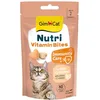 Image de GimCat Nutri Vitamine   Délicieuse collation avec Une Recette ciblée pour Le Bien-être de Votre Chat   1 Sachet (1 x 40 g)