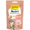 Image de GimCat Nutri Biotine   Délicieuse collation avec Une Recette ciblée pour Le Bien-être de Votre Chat   1 Sachet (1 x 40 g)