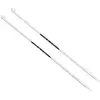 Image de Aguilles à tricoter 40 cm "prym-ergonomics", 1 paire, grosseur n°8, Blanc Alabâtre
