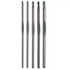Image de Prym 195991 Lot de Crochets en Aluminium 2,50 à 5,00 mm Couleur Bronze, Gunmetal, 2,5-5 mm