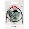 Image de Prym 223982 Cordon en plastique et accessoires NATURAL 80 cm, Noir