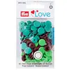 Image de Prym Love Bouton pression Color KST 12,4 mm Vert/Brun Polyester 12,4 mm