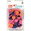 Image de Prym Love KST Bouton pression en polyester Orange/rose/violet 12,4 mm