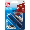 Image de Prym Eyelets+Washers Brass Silver col 4.0 mm