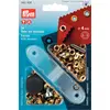 Image de Prym Oeillets avec Rondelle 50 Pièces, Épaisseur 4 mm, Or