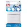 Image de Prym Élastique Boutonnière avec 3 Boutons, Taille 12 mm, Blanc