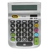 Image de Idena 505292 - Calculatrice de bureau TR 450, affichage 12 chiffres, fonctionnement sur piles, fonctionnement solaire, calcul de racine carrée, calcul de pourcentage, fonction mémoire, argenté