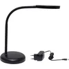 Image de MAUL lampe LED MAULjoy | Lampe bureau sur pied stable | Petite lampe de bureau peu encombrante pour la table et le bureau | Lampe flexible avec température de couleur de 3000K | Noir