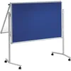 Image de MAUL 6380782 Portable Bulletin Board Bleu Tableau d'Affichage pour Annonces