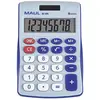 Image de Maul MJ 450 Calculatrice de bureau bleu clair Ecran: 8 à pile(s), solaire (l x H) 113 mm x 72 mm
