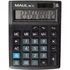 Image de MAUL Calculatrice de Poche MC 12 | Calculatrice avec Grand Affichage incliné à 12 Chiffres | Calculatrice de Bureau Professionnelle pour Le Bureau, la Maison et l'école | 13,7 x 10,3 cm | Noir